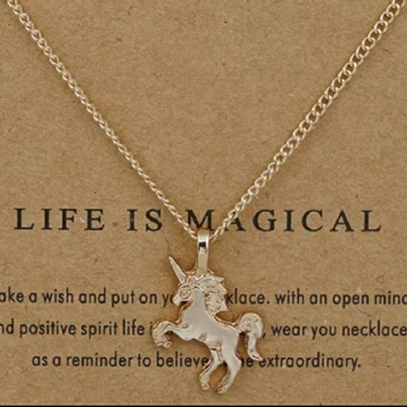 minimalist Jewelry - UNICORN NECKLACE